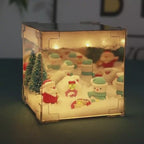 Christmas DIY LED Mirror Cube Lamp Creates 3D Light Effect